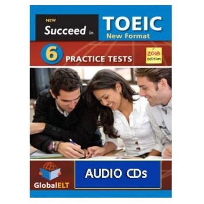 Succeed in TOEIC 6 practice tests audio cds 2018