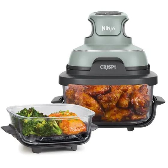 NINJA CRISPi FN101EUSG με Καπάκι 3.8 L 1700 W Πράσινο Φριτέζα Αέρα image 2