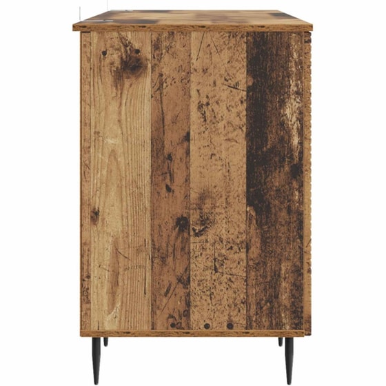 Γραφείο VidaXL από Επεξεργασμένο Ξύλο 142,5x50x75 cm - Παλιό Ξύλο image 1