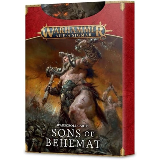 Warscroll Cards: Sons Of Behemat Warhammer: Age of Sigmar GAMES WORKSHOP image 0