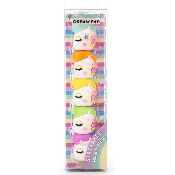 Μαρκαδόρος Υπογράμμισης Dream Pop Stackable Unicorn (4 Τεμάχια) image 0