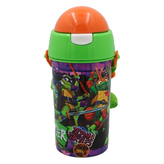 Παγούρι Gim Πλαστικό Fd Ninja Turtles 500 ml Πράσινο image 2