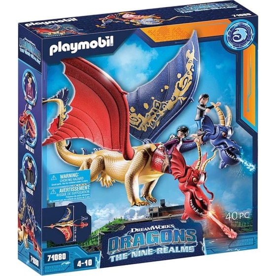 PLAYMOBIL® DreamWorks Dragons: The Nine Realms - Οι Wu και Wei με την Jun (71080) image 0