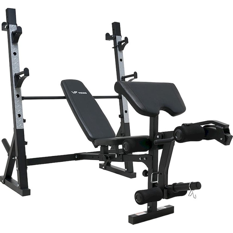 Πολλαπλών Χρήσεων Πάγκος Γυμναστικής Viking BR-70 204x121x153cm - Μαύρο