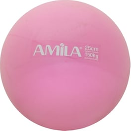 Μπάλα Γυμναστικής Amila Κατάλληλη για Pilates 0.18 kg 25 cm από PVC - Ροζ