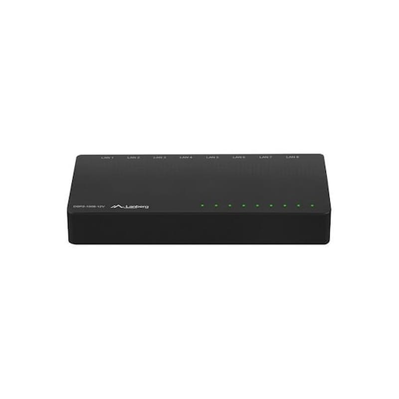 Lanberg DSP2-1008-12V Network Switch Unmanaged Gigabit Ethernet (1000 Mbps)