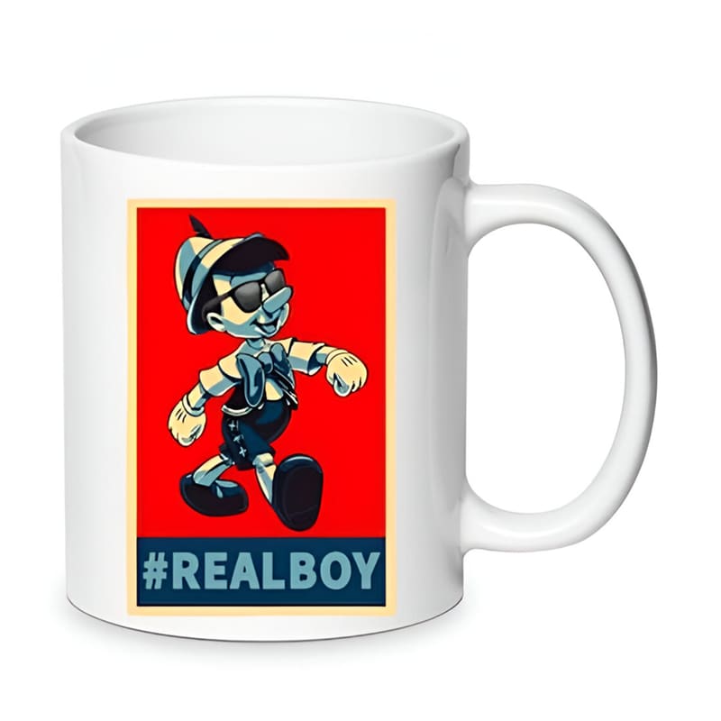 OEM Κούπα Disney Pinocchio no3 Κεραμική 330 ml - Pinocchio