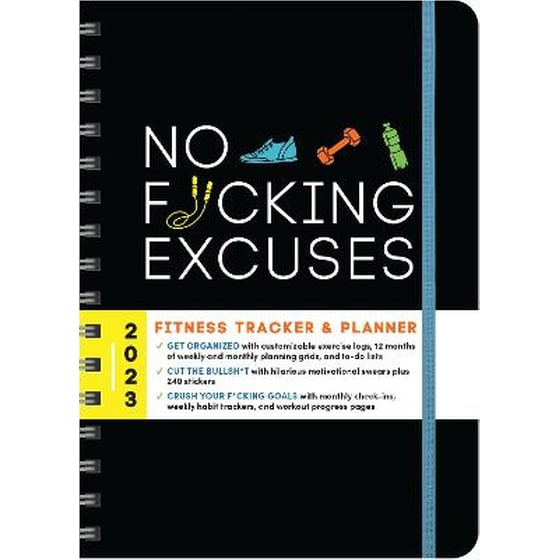 2023 NO F*CKING EXCUSES FITNESS TRACKER: image 0