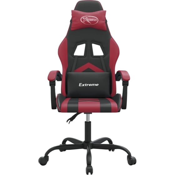 Καρέκλα Gaming VIDAXL Καρέκλα από Τεχνητό Δέρμα - Μαύρο image 1