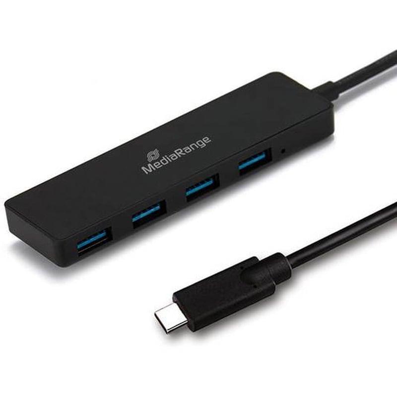 USB Hub MediaRange MRCS508 4-port - Μαύρο