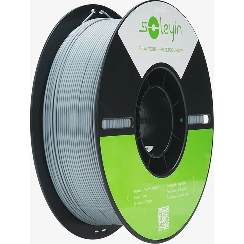 CREALITY Νήμα 3D Εκτυπωτή SOLEYIN ULTRA PLA 1kg 1.75mm - Γκρι