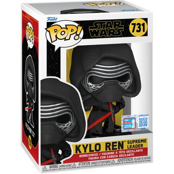 Funko Pop! Deluxe: Star Wars Ep 9 - Supreme Leader Kylo Ren In The Whisper #321 Bobble-Head Vinyl Figure