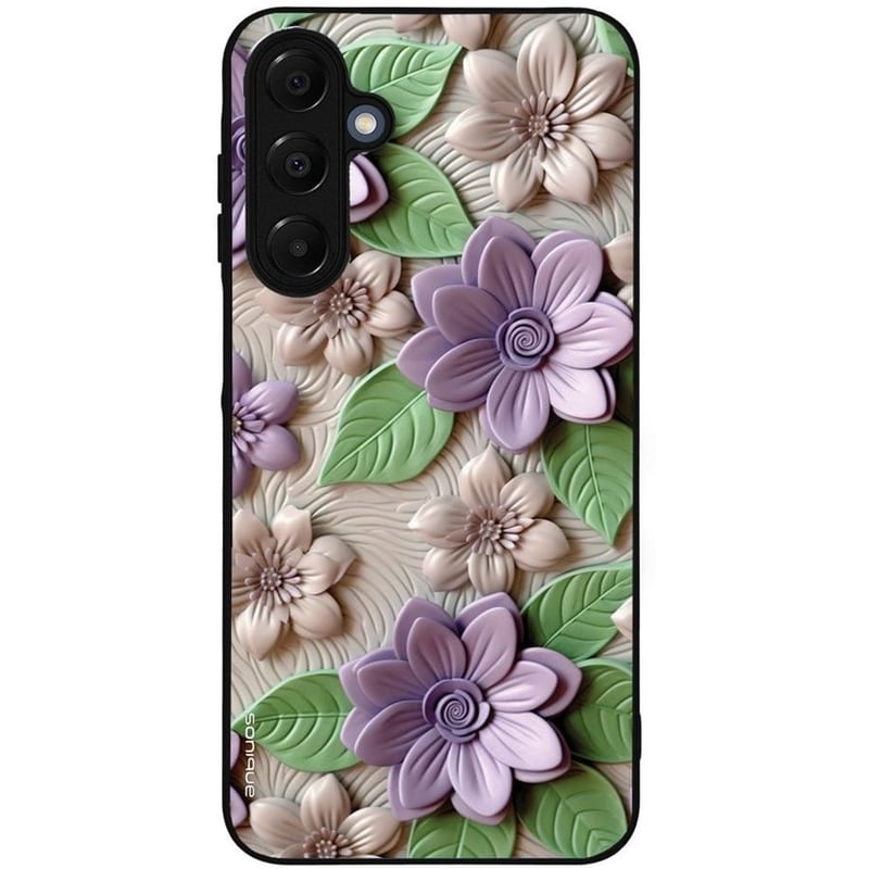 Θήκη Samsung Galaxy A16/Galaxy A16 5G - Sonique 3D Flower Series - Βιολετί