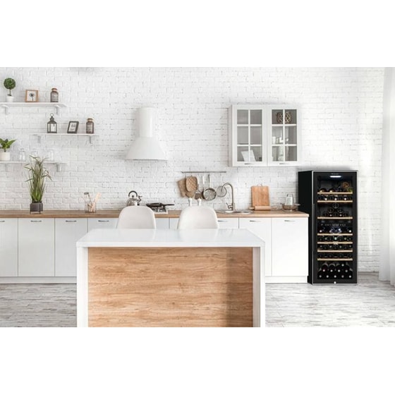 LA SOMMELIERE ECS81.2Z για 75 Μπουκάλια Μαύρο Συντηρητής Κρασιών image 7