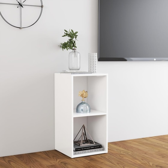 Έπιπλο Τηλεόρασης VidaXL από Μοριοσανίδα 72x35x36.5 cm - Λευκό image 3