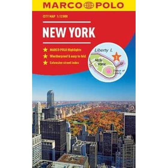 New York Marco Polo City Map 2018 - pocket size, easy fold, New York street map image 0