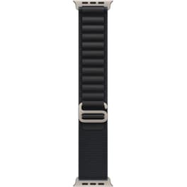 Λουράκι Apple Alpine Loop L για Apple Watch 49mm - Black with Natural Titanium Finish
