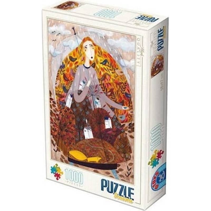 Παζλ Kürti Andrea: Seasons Fall 1000pcs (74102-03) D-toys