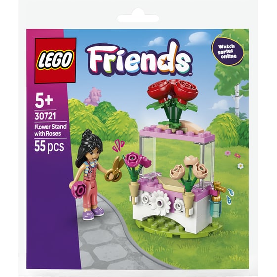 LEGO® Mini-Builds Flower Stand With Roses (30721) image 0