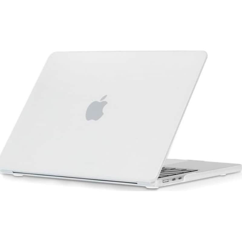 Ανθεκτική Σκληρή Θήκη Apple MacBook Air 13 M3 2024 / M2 2022 - Tech-Protect Smartshell - Ματ Διάφανη