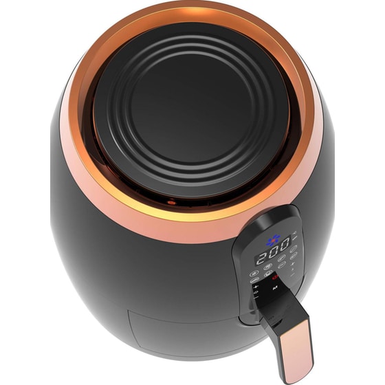 TURBOTRONIC TT-AF10D με Αποσπώμενο Κάδο 1200 W 3.5 L Μαύρο Φριτέζα Αέρος image 3