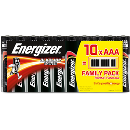 Energizer Αλκαλίκες Μπαταρίες ΑΑΑ 1.5V 10τμχ