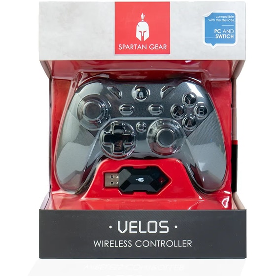 Spartan Gear Velos Nintendo Switch/PC Ασύρματο Χειριστήριο - Μαύρο/Γκρι image 3