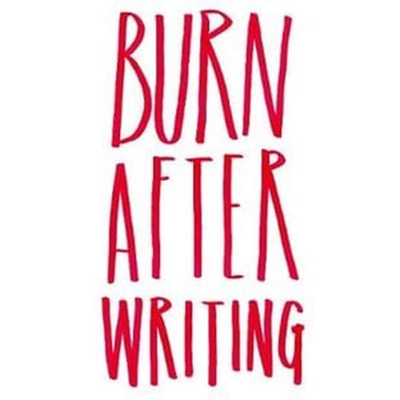 Burn After Writing image 0