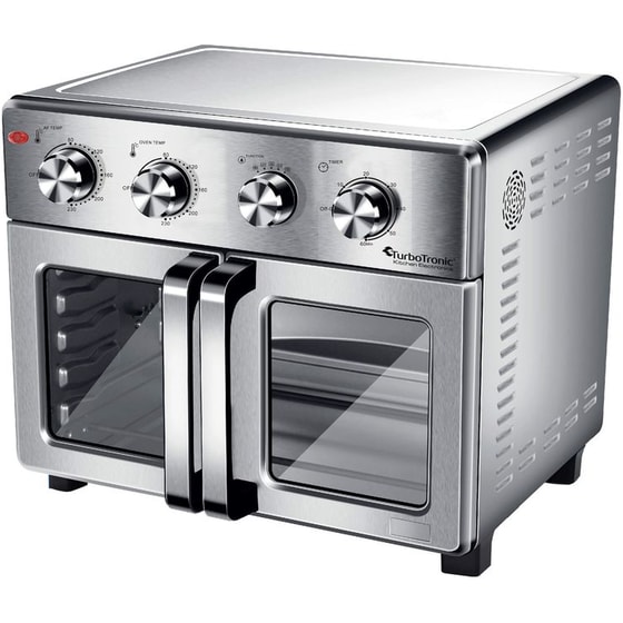 TURBOTRONIC TT-AF32MFD airchef Pro 32 Lt Ασημί Ηλεκτρικό Φουρνάκι image 1