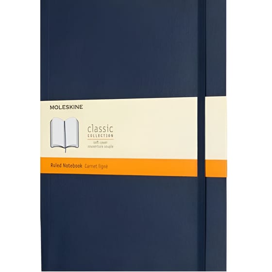 Σημειωματάριο Moleskine Sapphire Ριγέ Blue Large (1 Τεμάχιο) image 0