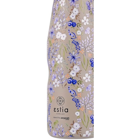 Θερμός Estia Home Art Save The Aegean Symphony Taupe 500 ml image 2