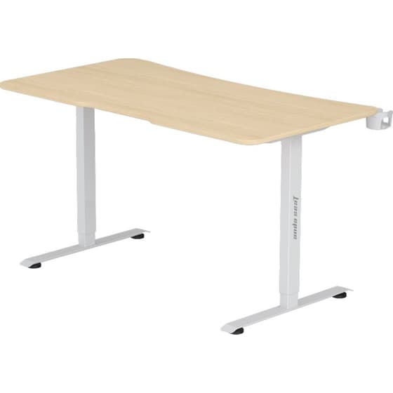 Γραφείο Gaming Anda Seat Xtreme-E με Αυξομειούμενο Ύψος - Wood & White image 1