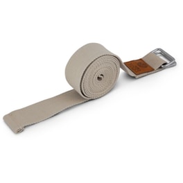 Ζώνη/ Ιμάντας Power Yoga Amila Natural 96833 240x3.8 cm από 100% Οργανικό Βαμβάκι - Μπεζ