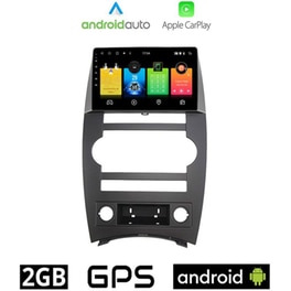 OEM Ηχοσύστημα Αυτοκινήτου Jeep Commander (2007-) Οθόνη αφής 9'' Android 32GB+2GB Μαύρο