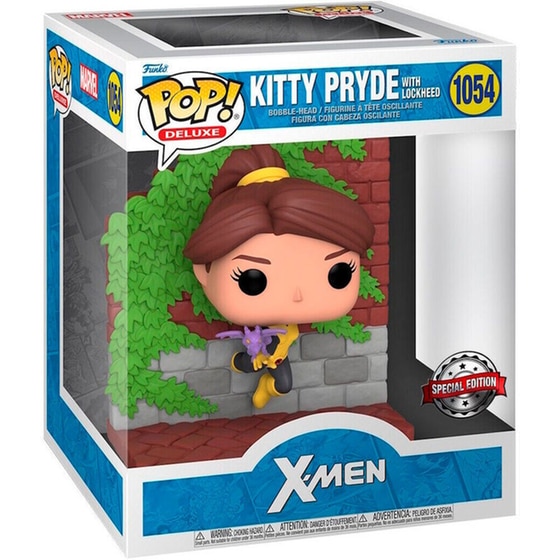 Funko Pop! Deluxe - Marvel - Kitty Pryde with Lockheed #1054 image 1