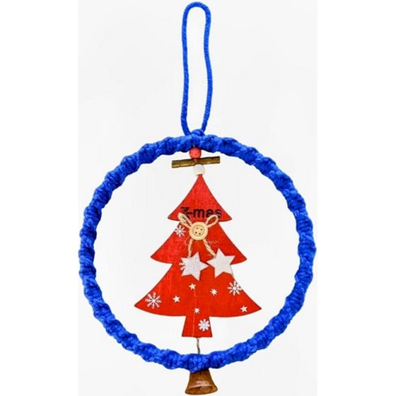 Χριστουγεννιάτικο Διακοσμητικό Στεφάνι Feelboho με Δέντρο image 1