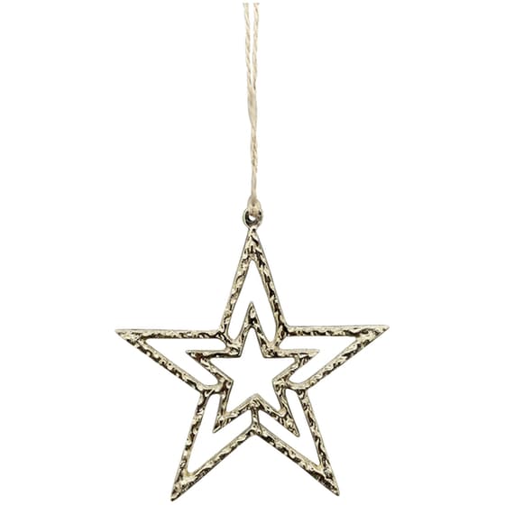 Xριστουγεννιάτικο Στολίδι Exner Μεταλλικό 1 Τμχ - Αστέρι image 0