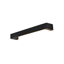 Απλίκα Τοίχου Led Aca Foga Zd810412ledbk από Αλουμίνιο 60x10.5x6.35 cm - Μαύρη