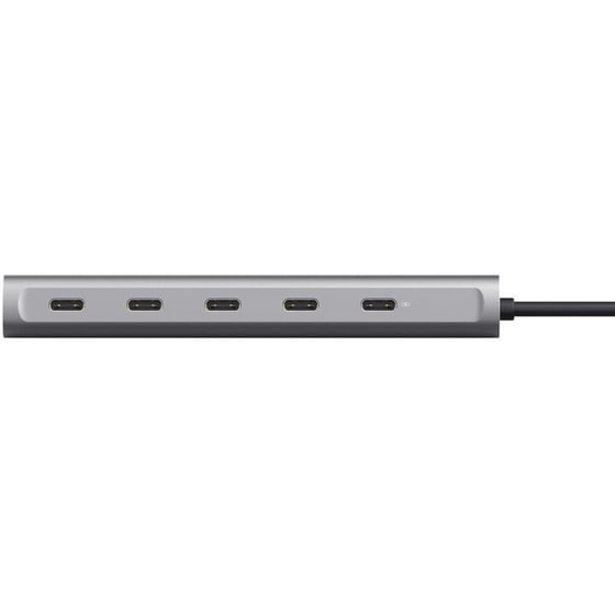 Trust Halyx USB Hub 5-Port USB 3.2 συμβατό με USB-C - Ασημί image 2