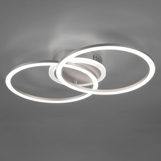 Trio Lighting Venida Πλαφονιέρα Οροφής 50εκ. Γκρι με Ενσωματωμένο LED image 3