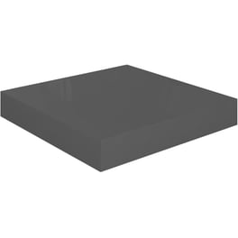 Ράφι Τοίχου VidaXL από MDF 23x23.5x3.8 cm - Γκρι/Γυαλιστερό