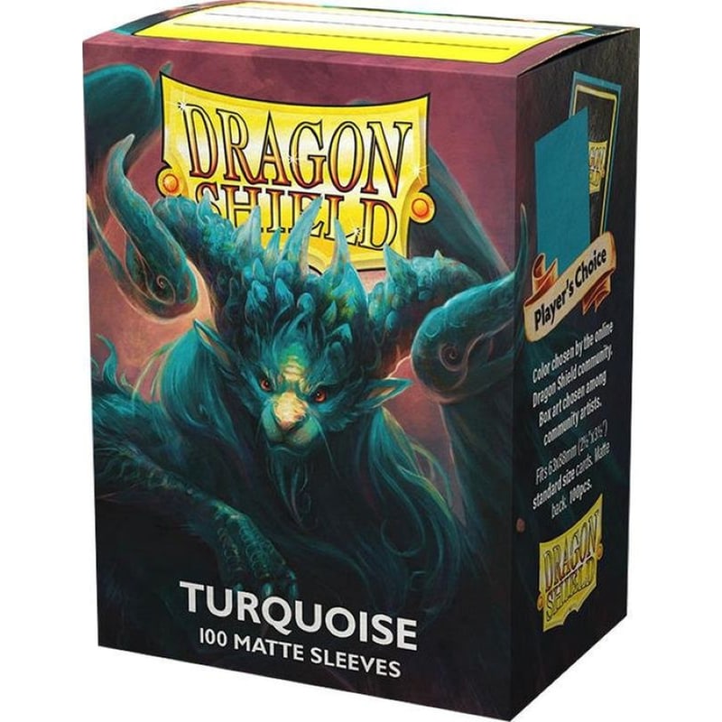 Dragon Shield Standard Matte Sleeves Turquoise 100 Τμχ