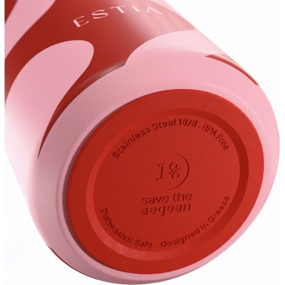 Μπουκάλι Θερμός Estia Flow Save the Aegean Coral Waves 500ml image 2
