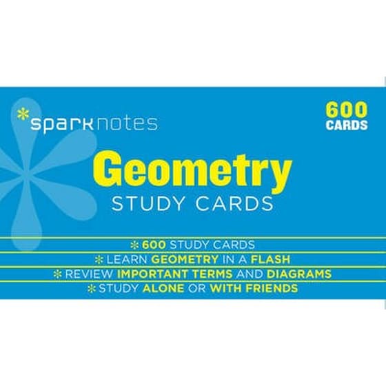 Geometry SparkNotes Study Cards image 0