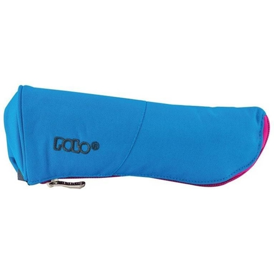 Κασετίνα Βαρελάκι Polo Vertical Με Ματζέντα Φερμουάρ Μονή Γαλάζιο image 0