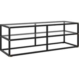 Έπιπλο Τηλεόρασης VidaXL Γυαλί 100x40x40cm - Μαύρο