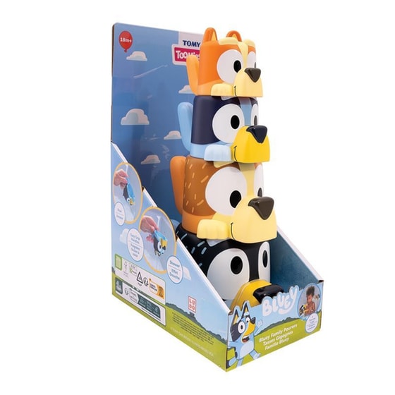 Tomy Toomies Παιχνίδι Μπάνιου Οικογένεια Bluey Πυραμίδα image 6