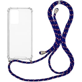 Θήκη Xiaomi Redmi Note 11S - Sonique Armor Clear Με Κορδόνι  - Μπλε