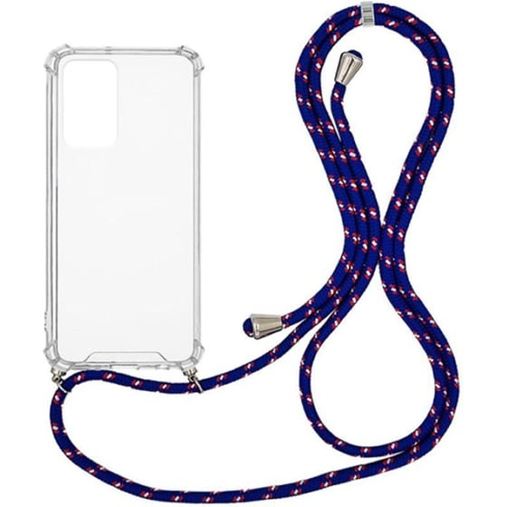 Θήκη Xiaomi Redmi Note 11S - Sonique Armor Clear Με Κορδόνι  - Μπλε image 0