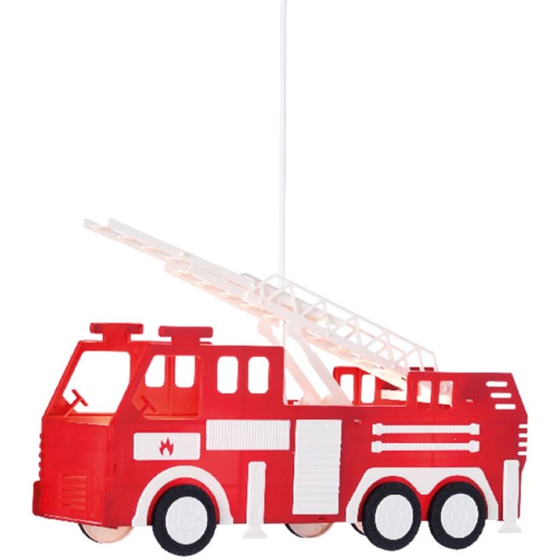 ACA DECOR Παιδικό Φωτιστικό Οροφής Aca Heroes MD160232A Πυροσβεστικό
